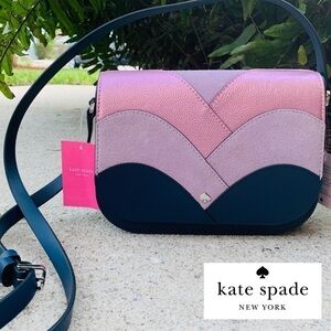 Kate Spade Crossbody Flap Bag NWT Nadine Patchwork